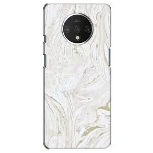 Мраморный чехол на OnePlus 7T (VPrint) (Белый мрамор)