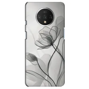 Чехол с принтом «Черные цветы» для OnePlus 7T