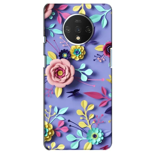 Чохол з принтом «Дизайн квітів» для OnePlus 7T