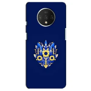 Чехлы для OnePlus 7T  Укр. Символика (AlphaPrint) (Цветочный Герб)