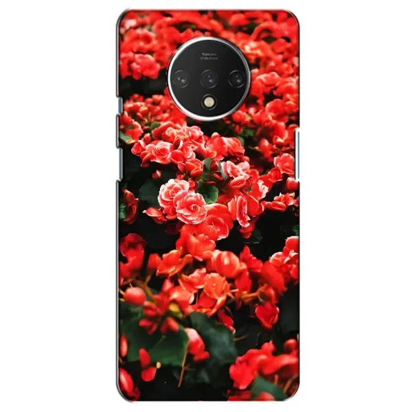 Чохол з принтом «Квіти червоні» для OnePlus 7T