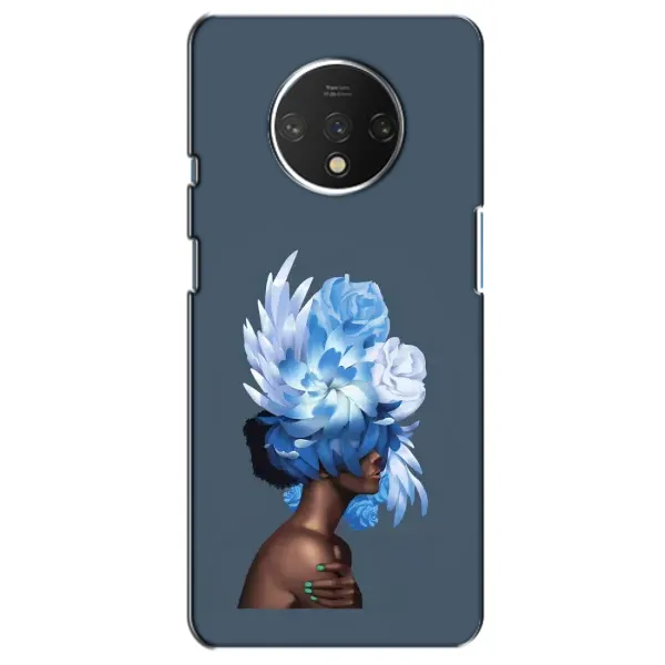 Чохол з принтом «Квіти на голові» для OnePlus 7T