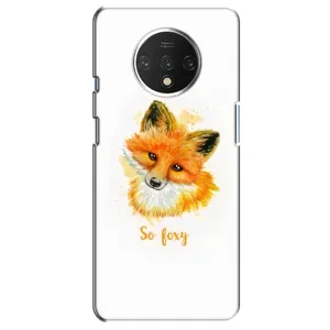 Чехлы с картинкой Лисички для OnePlus 7T (VPrint) (Девочка Лиса)