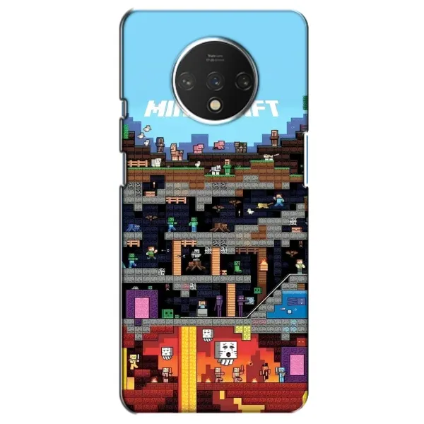Чохол з принтом «фон Minecraft» для OnePlus 7T