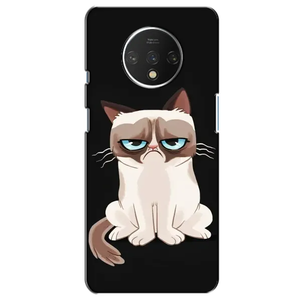 Чохол з принтом «Сумний кіт» для OnePlus 7T