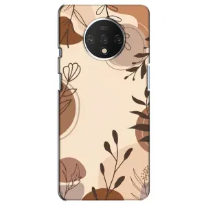 Чехол с принтом «Коричневые цветы» для OnePlus 7T