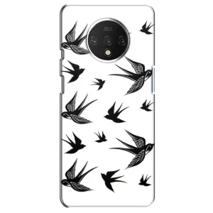 Чехол с птицами на OnePlus 7T (VPrint) (Ласточки)