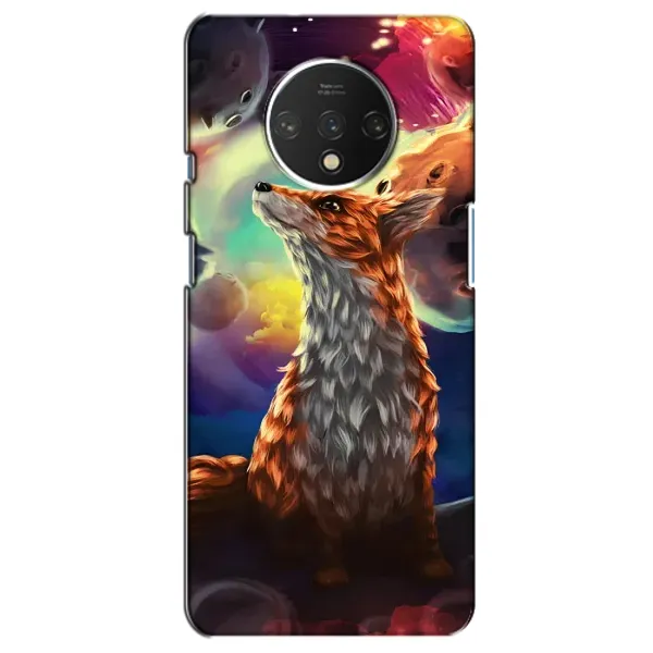 Чохол з принтом «Лисичка в космосі» для OnePlus 7T