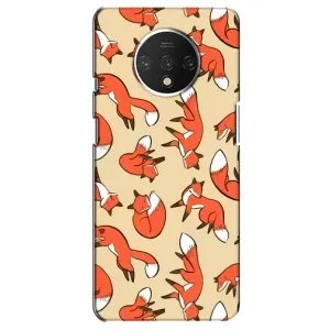 Чехлы с картинкой Лисички для OnePlus 7T (VPrint) (Лисички)