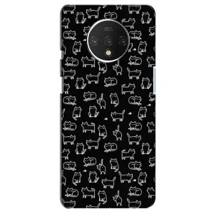 Чехол с принтом для OnePlus 7T (AlphaPrint) Модные коты (Меленькие котики)