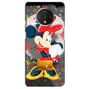 Чехол Disney Mouse OnePlus 7T (PREMIUMPrint) (Minni с бантиком)