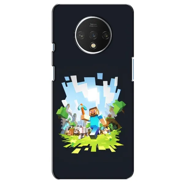 Чохол з принтом «персонажі Minecraft» для OnePlus 7T