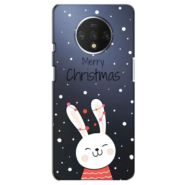 Чохол з принтом «Різдвяний заєць» для OnePlus 7T Чохол з принтом «Різдвяний заєць» для OnePlus 7T