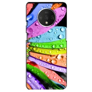 Чехлы (ART) Цветы на OnePlus 7T (VPrint) (Семицветик)