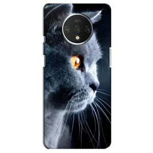Чехлы с Котиками для OnePlus 7T (VPrint) (Серый Кот)