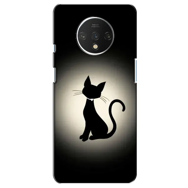 Чохол з принтом «Силует котика» для OnePlus 7T