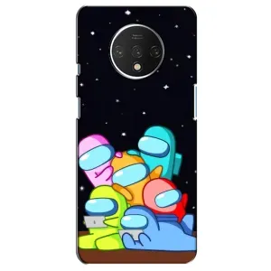 Чехол Амонг Ас для OnePlus 7T (AlphaPrint) (Скины в космосе)