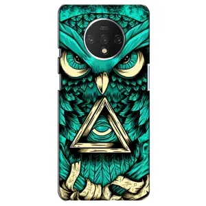 Чехол с птицами на OnePlus 7T (VPrint) (Сова с глазом)