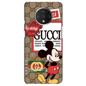 Чехол Disney Mouse OnePlus 7T (PREMIUMPrint) (Стильный Микки)