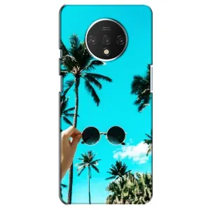 Силиконовый чехол с КАРТИНКАМИ лето для OnePlus 7T (AlphaPrint) (Взгляд лето)
