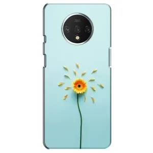 Чехлы с Цветами для OnePlus 7T (VPrint) (Желтый цветок)