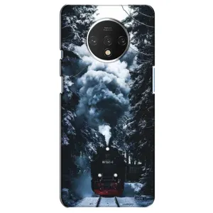 Новогодние, Праздничные Чехлы для OnePlus 7T - 2024 год (Зимний поезд)