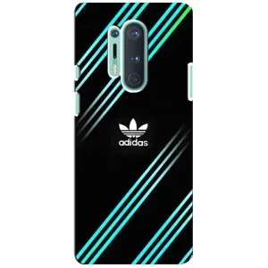Чехлы Адидас для OnePlus 8 Pro (AlphaPrint) (Адидас с полосами)
