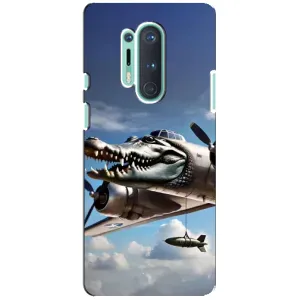 Чехол с мемом Тралалело тралала на OnePlus 8 Pro (Бомбардиро крокодило)