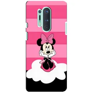 Эксклюзивный чехол для OnePlus 8 Pro (AlphaPrint - Мультяшные) (Девочка Maus)