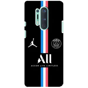 Чехлы PSG для OnePlus 8 Pro (AlphaPrint) (футболка ПСЖ)