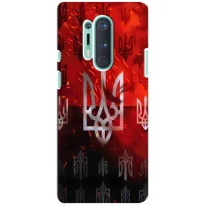 Украинские Чехлы для OnePlus 8 Pro с картинкой УПА (AlphaPrint) (ГЕРБ УПА)