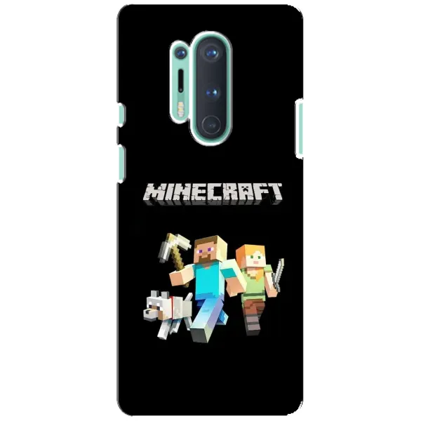 Чехол с принтом «герои Minecraft» для OnePlus 8 Pro
