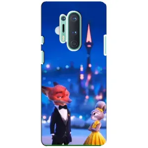 Чехол Зоотрополіс на OnePlus 8 Pro (Романтический вечер Зверополис)