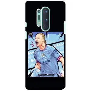 Чехлы с футболистом Ерлинг Холанд для OnePlus 8 Pro (AlphaPrint) (гол Эрлинг Холланд)