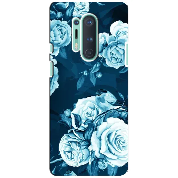 Чехол с принтом «Голубые Бутоны» для OnePlus 8 Pro