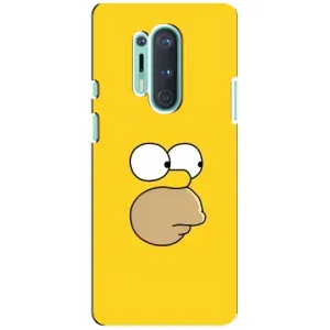 Чехол с Симпсонами для OnePlus 8 Pro (VPrint) (Гомер)