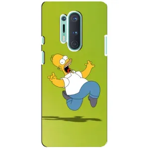 Чехол с Симпсонами для OnePlus 8 Pro (VPrint) (Гомер Симпсон)