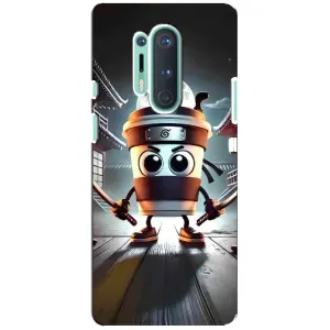 Чехол с мемом Тралалело тралала на OnePlus 8 Pro (Капучино асасино)
