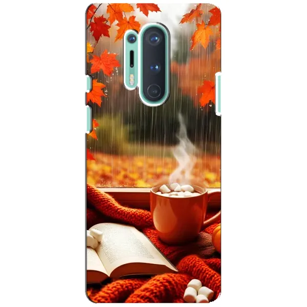 Чехол с принтом «Кофе и дождь» для OnePlus 8 Pro Чехол с принтом «Кофе и дождь» для OnePlus 8 Pro