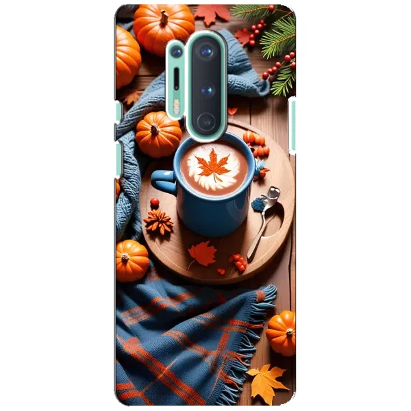 Чехол с принтом «Кофе и тыковки» для OnePlus 8 Pro Чехол с принтом «Кофе и тыковки» для OnePlus 8 Pro