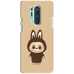 Чехол с Лабубу на OnePlus 8 Pro (Bored Ape в красном)
