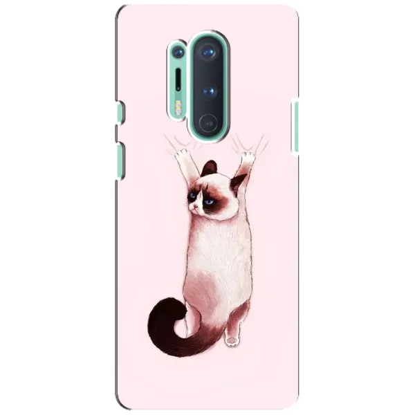 Чохол з принтом «Котик падає» для OnePlus 8 Pro