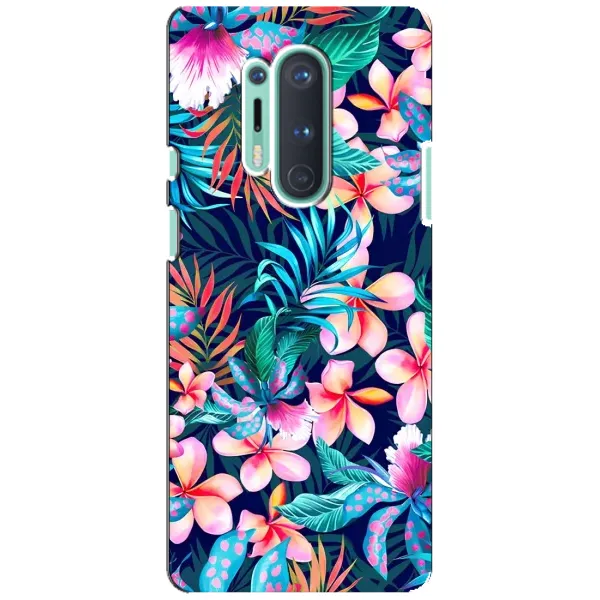 Чехол с принтом «Красочные цветы» для OnePlus 8 Pro
