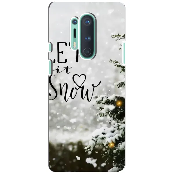 Чехол с принтом «Let it snow» для OnePlus 8 Pro Чехол с принтом «Let it snow» для OnePlus 8 Pro