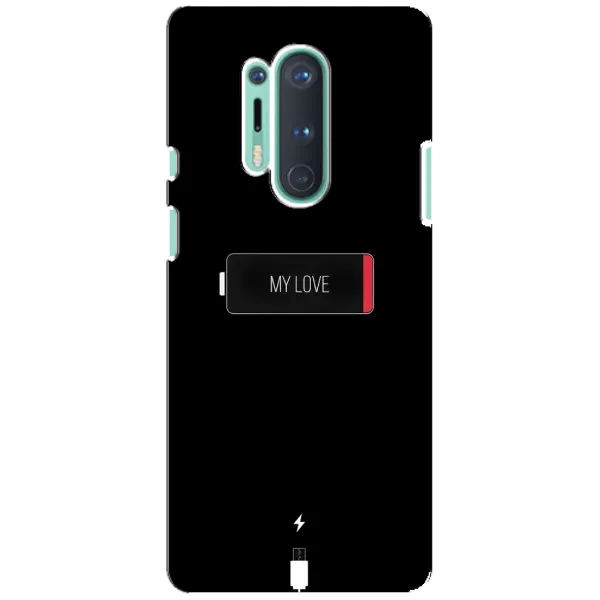 Чохол з принтом «Love battery» для OnePlus 8 Pro Чохол з принтом «Love battery» для OnePlus 8 Pro