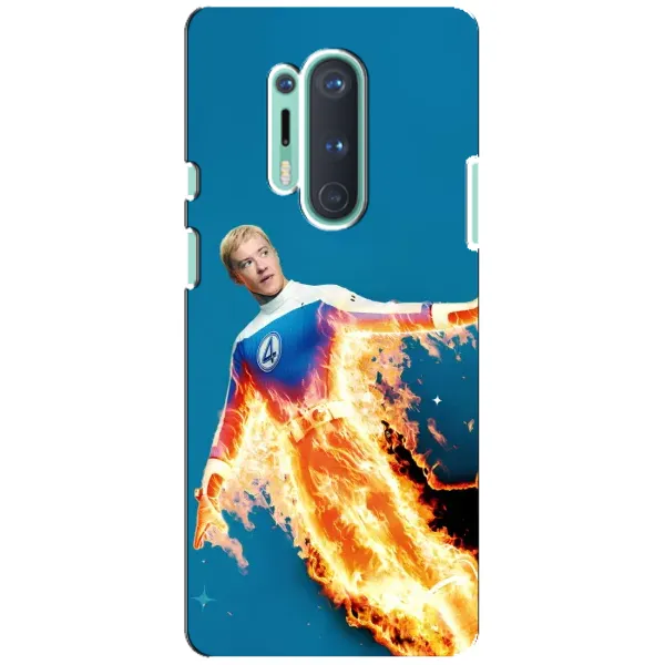 Чехол с принтом «Человек-факел в огне» для OnePlus 8 Pro