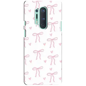 Чохол з бантиками на OnePlus 8 Pro (Маленькі бантики)