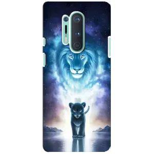Чехол со Львом для OnePlus 8 Pro (VPrint) (Маленький лев)