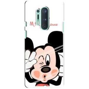Эксклюзивный чехол для OnePlus 8 Pro (AlphaPrint - Мультяшные)