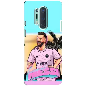 Чехлы для ВанПлас 8 Про - Лео Месси Маями (Майами Месси)